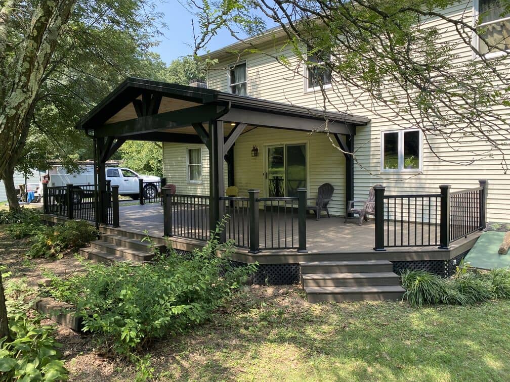 what the remodeled deck looks like